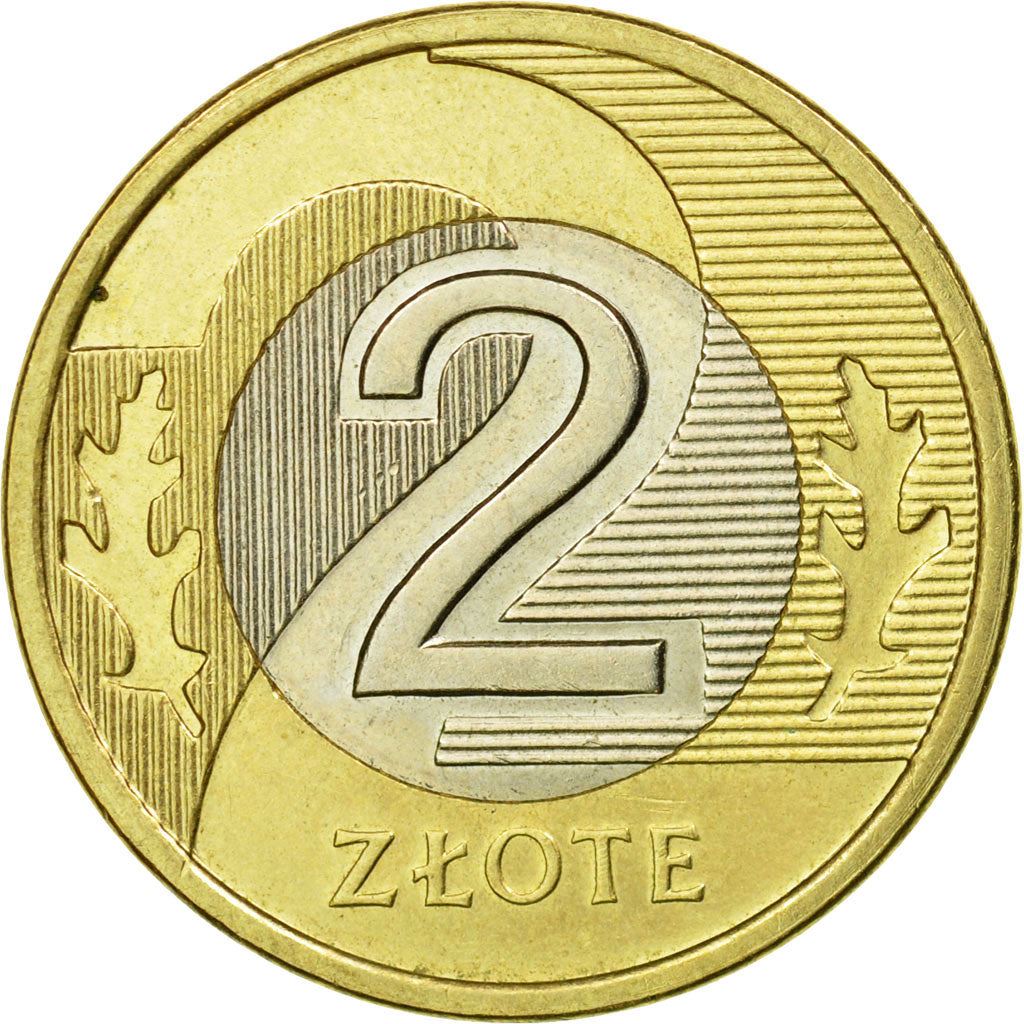 Poland | 2 Złote | Oak Leaves | Eagle | KM283 | 1994 - 2021