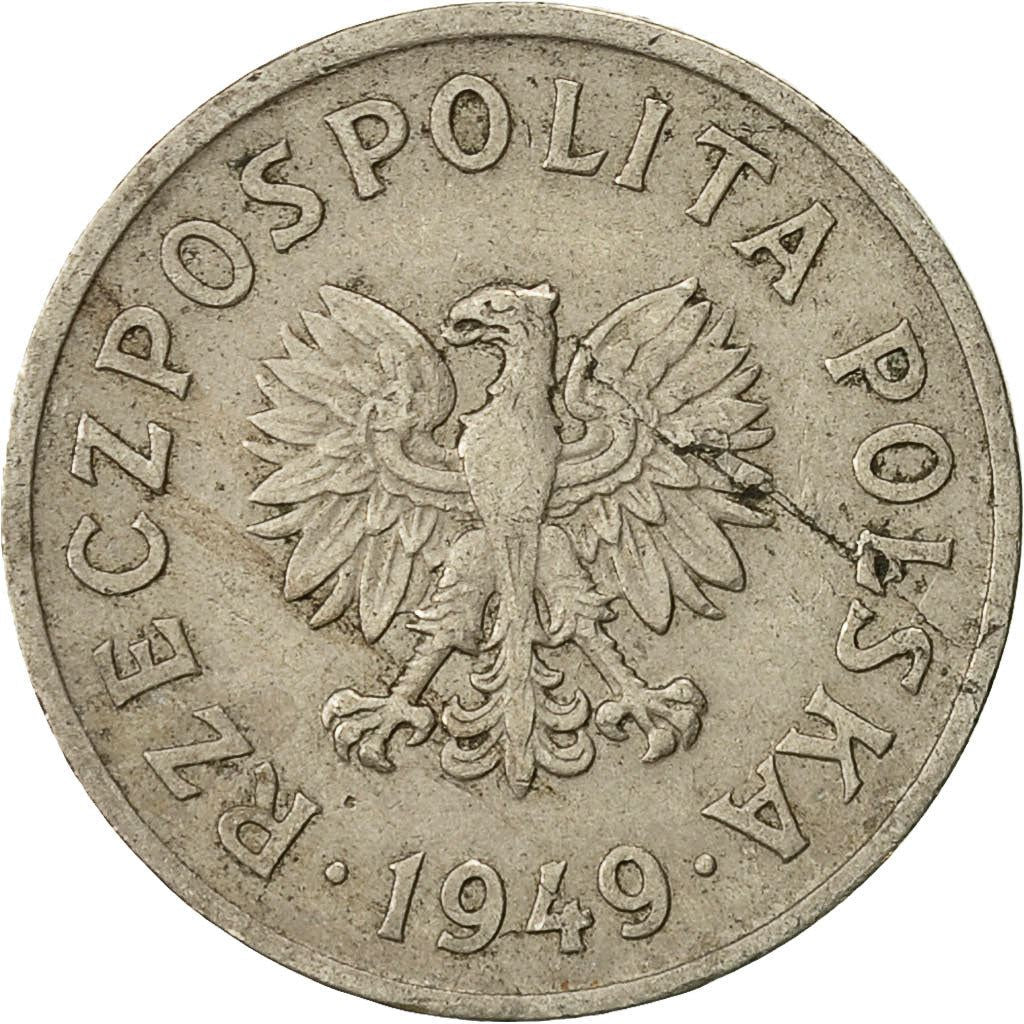 Poland | 20 Groszy Coin | Eagle | KM43 | 1949