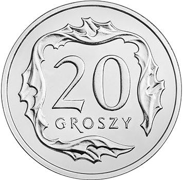 Poland | 20 Groszy | Eagle | KM972 | 2017 - 2019