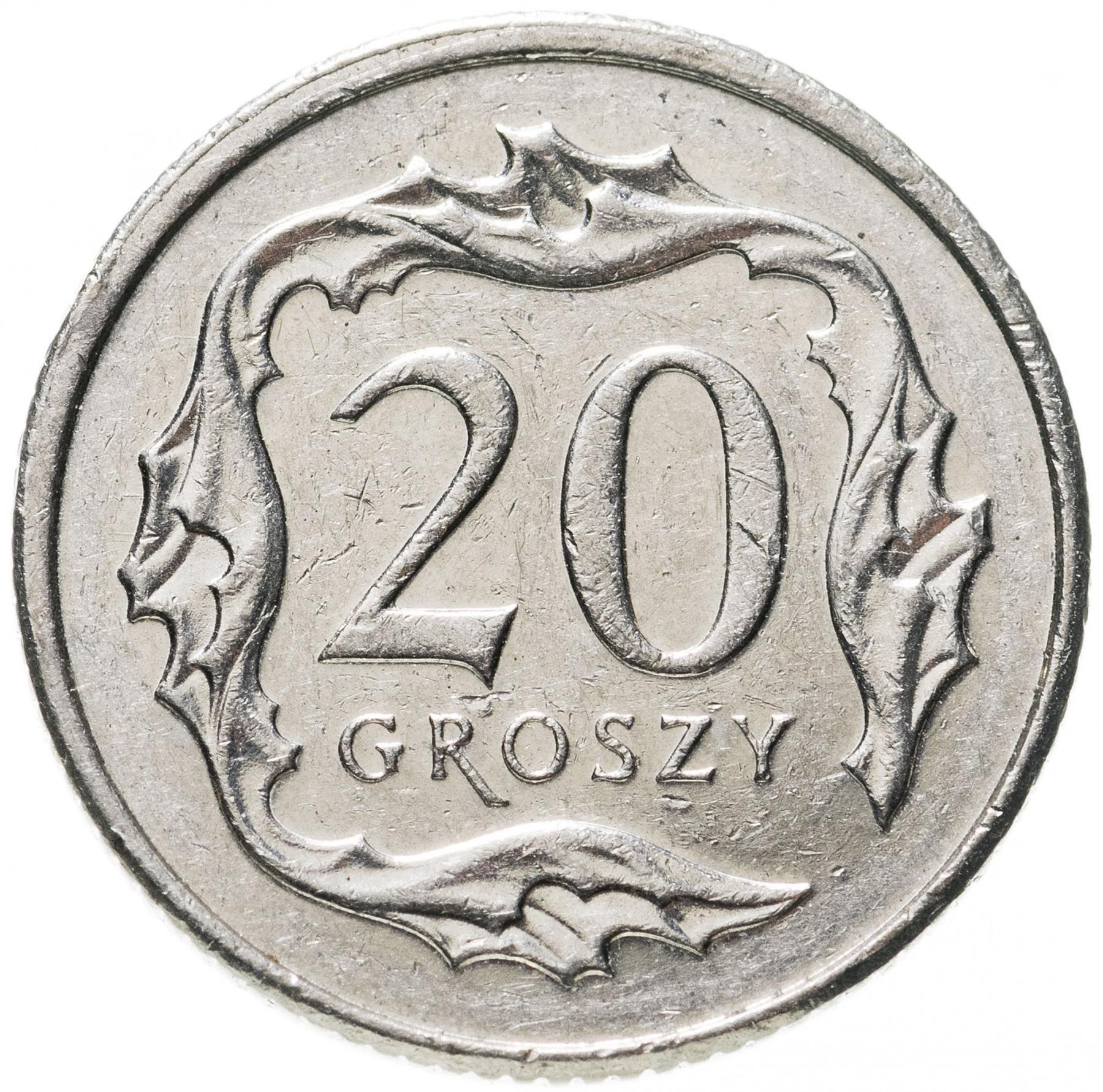 Poland | 20 Groszy | Eagle | KM972 | 2017 - 2019