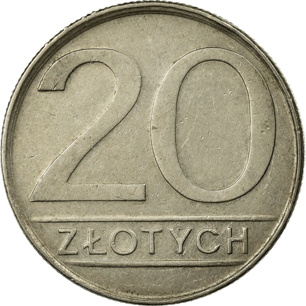 Poland | 20 Złotych | Eagle | KM153.1 | 1984 - 1988