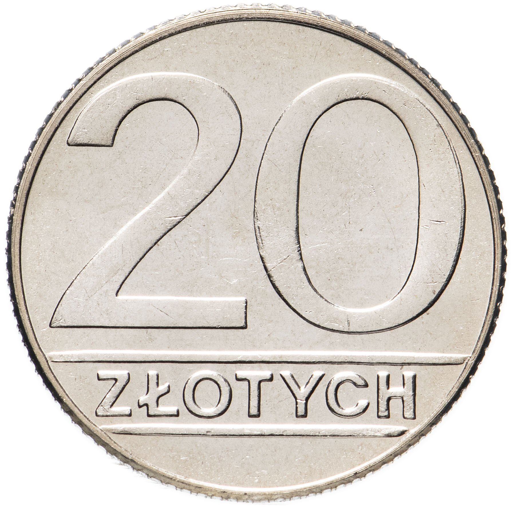 Poland | 20 Złotych | Eagle | KM153.2 | 1989 - 1990