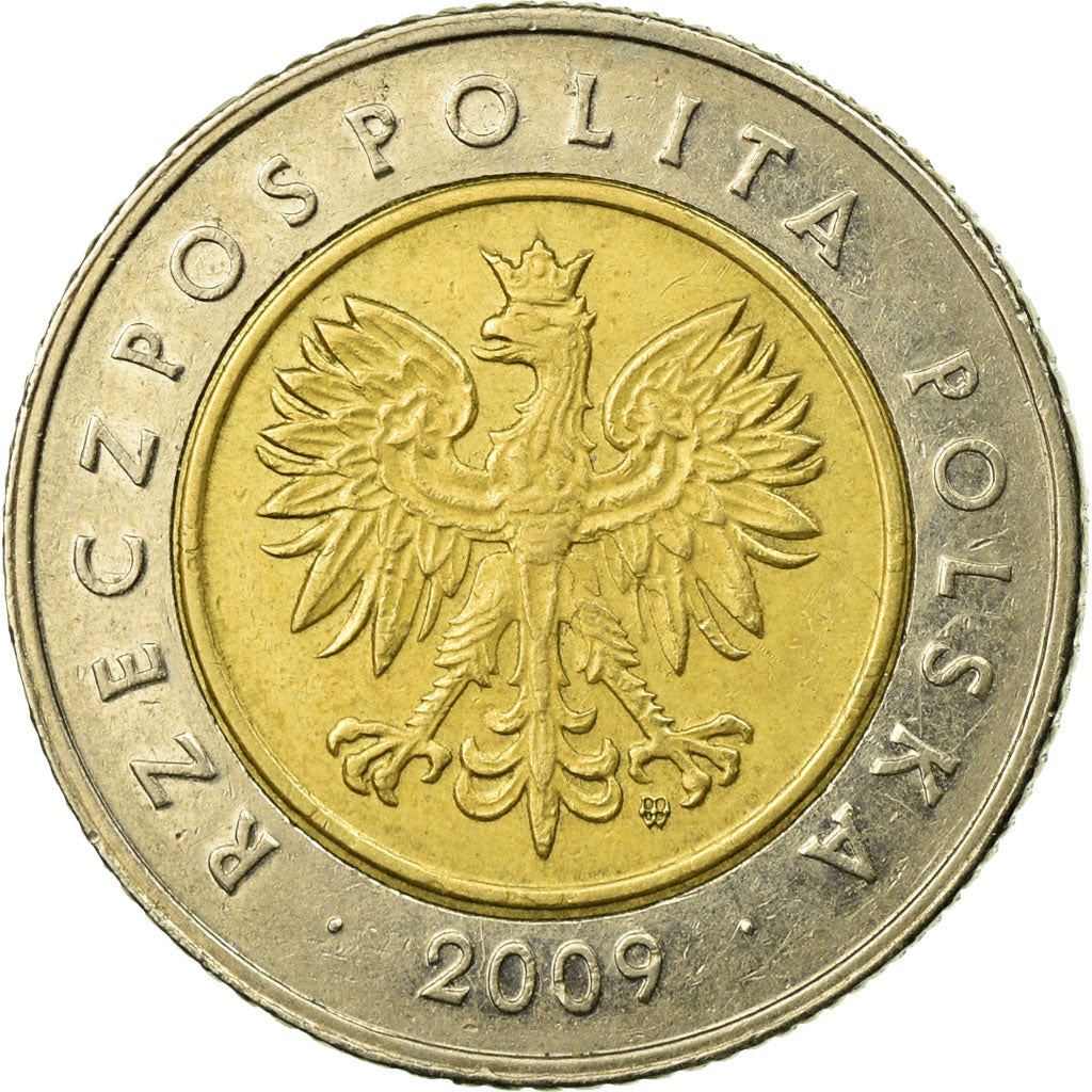 Poland | 5 Złotych Coin | Oak Leaves | Eagle | KM284 | 1994 - 2021