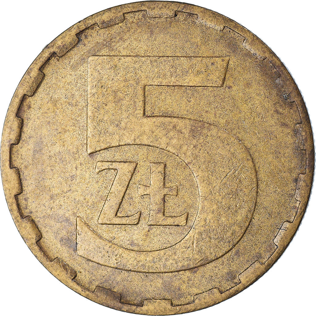 Poland | 5 Złotych | Eagle | KM81.1 | 1975 - 1985