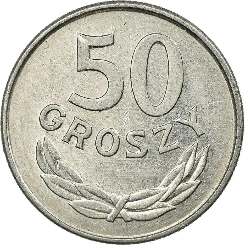 Poland | 50 Groszy Coin | Eagle | KM48.2 | 1986 - 1987