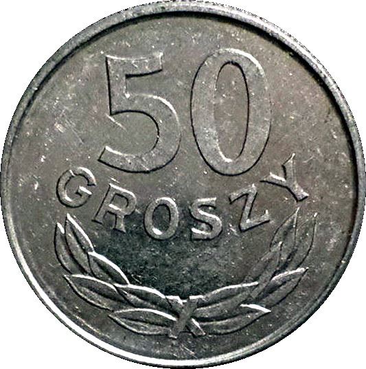 Poland | 50 Groszy Coin | Eagle | KM48.2 | 1986 - 1987