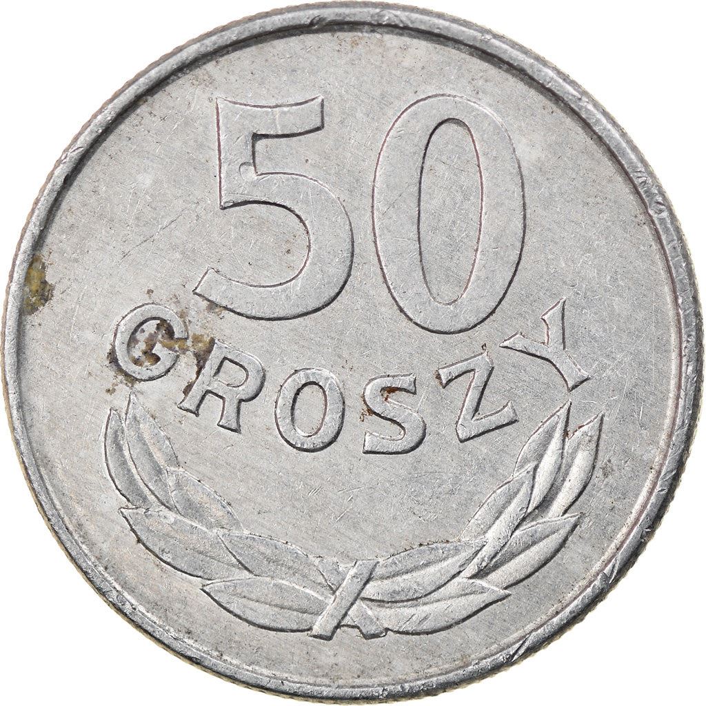 Poland | 50 Groszy Coin | Eagle | KM48.2 | 1986 - 1987