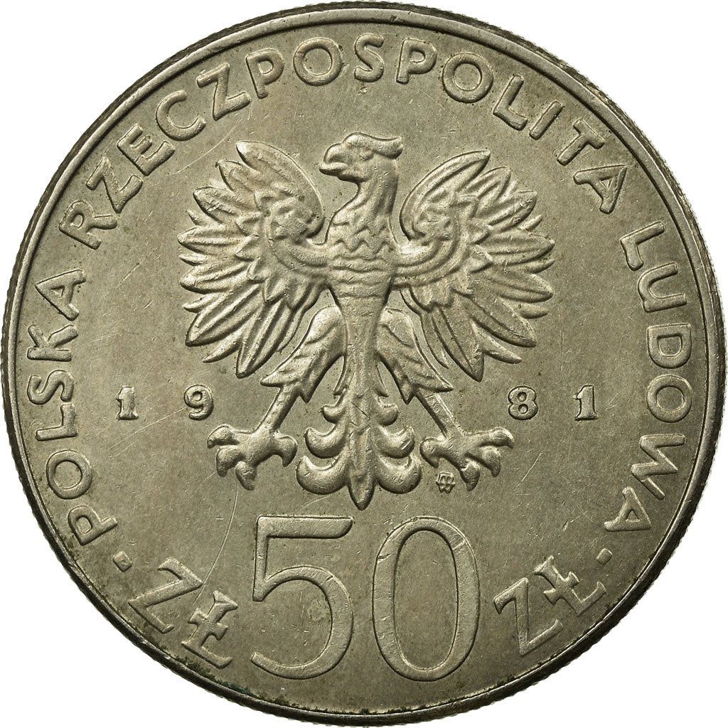 Poland | 50 Złotych Coin | Władysław I Herman | Eagle | KM128 | 1981