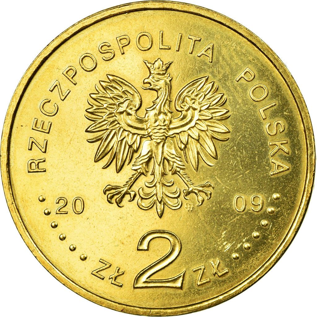 Polish 2 Zlote Coin | Westerplatte | Soldiers | Map | Eagle | Poland | 2009