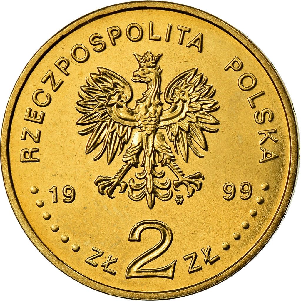 Polish 2 Zlote Coin | Wladyslaw IV Waza | Eagle | Poland | 1999