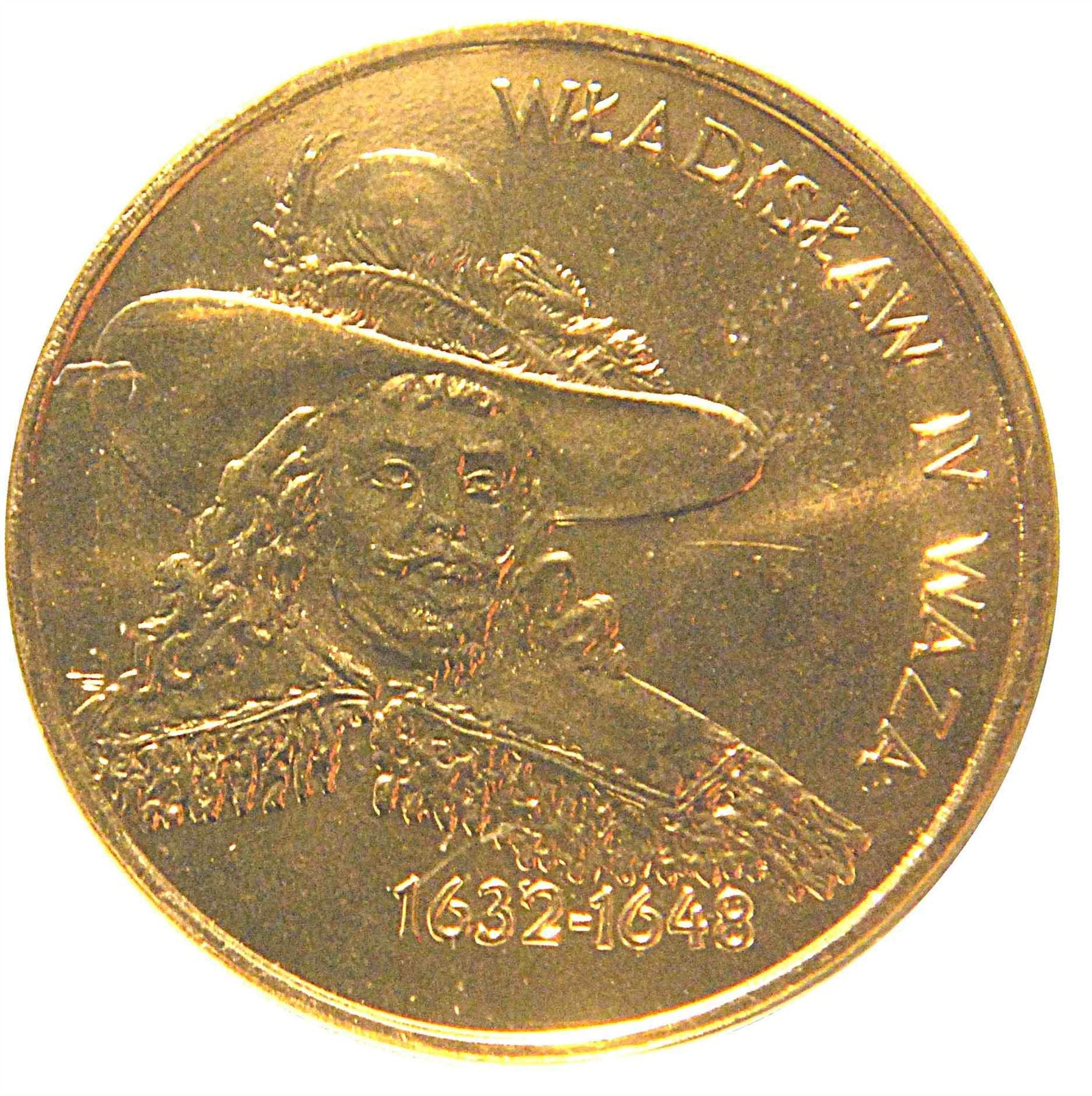 Polish 2 Zlote Coin | Wladyslaw IV Waza | Eagle | Poland | 1999