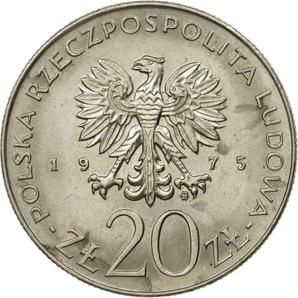 Polish 20 Zlotych Coin | Womens Year | Eagle | Poland | 1975