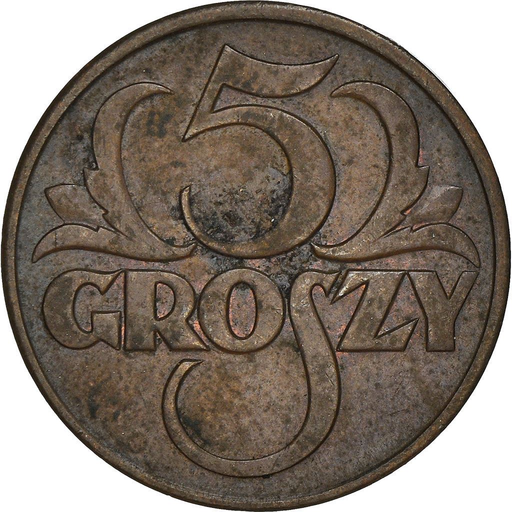 Polish 5 Groszy Coin Eagle | Poland | 1923 - 1939