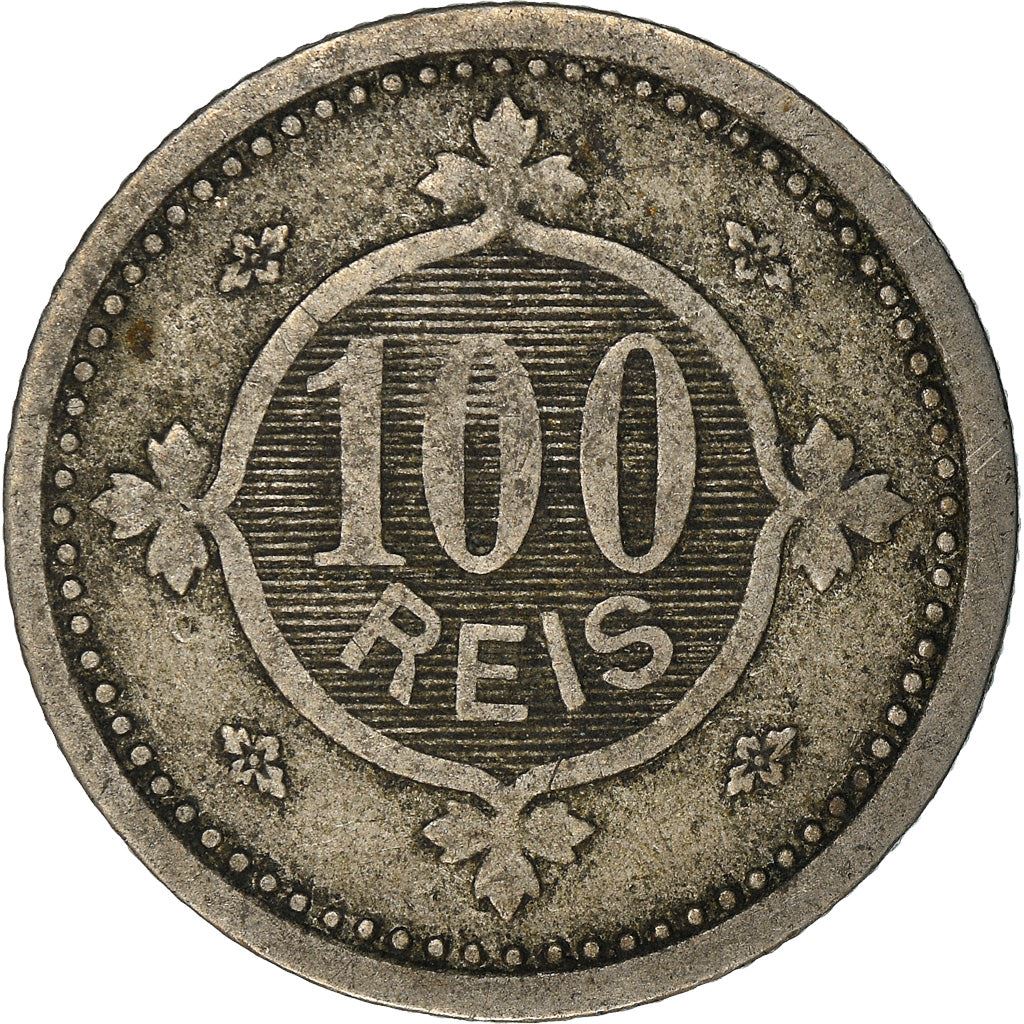 Portugal 100 Reis Coin | King Carlos I | KM546 | 1900