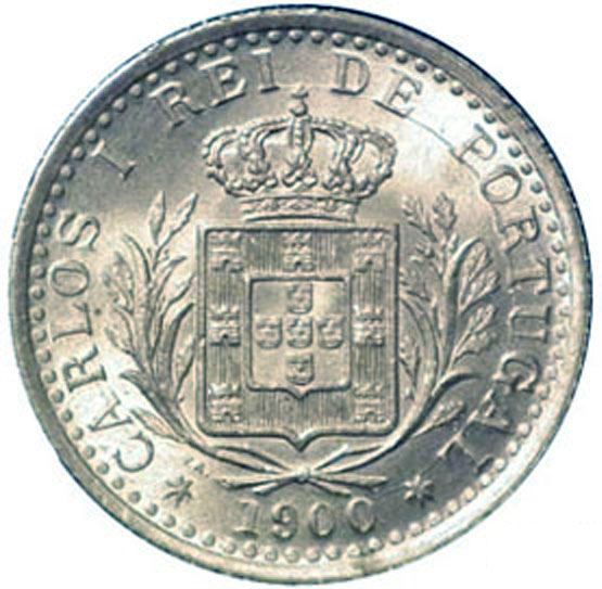 Portugal 100 Reis Coin | King Carlos I | KM546 | 1900