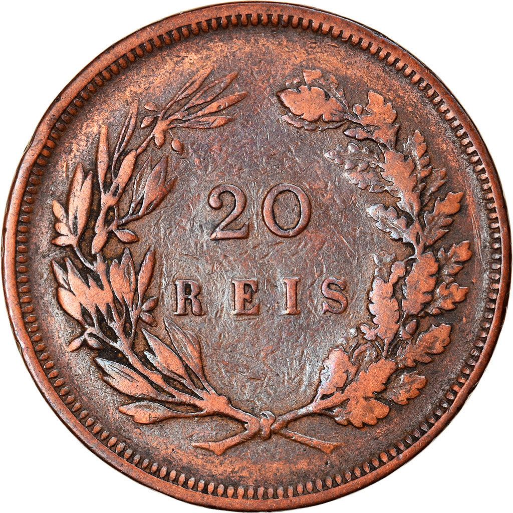 Portugal 20 Reis Coin | King Carlos I | KM533 | 1891 - 1892