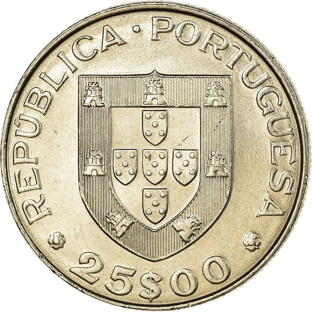 Portugal 25 Escudos Coin | International Year of the Child | KM609 | 1979