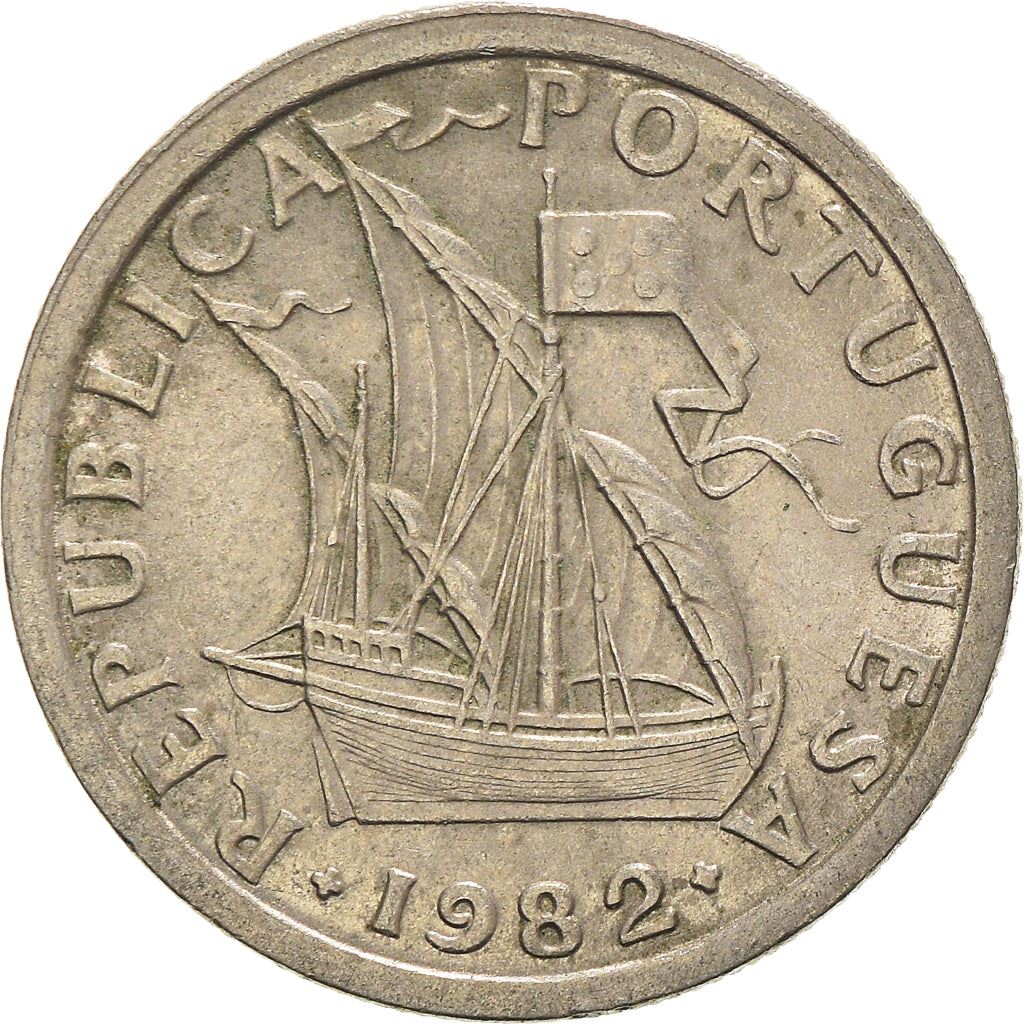 Portugal Coin Portuguese 2.50 Escudos | Sailing Ship | KM590 | 1963 - 1985