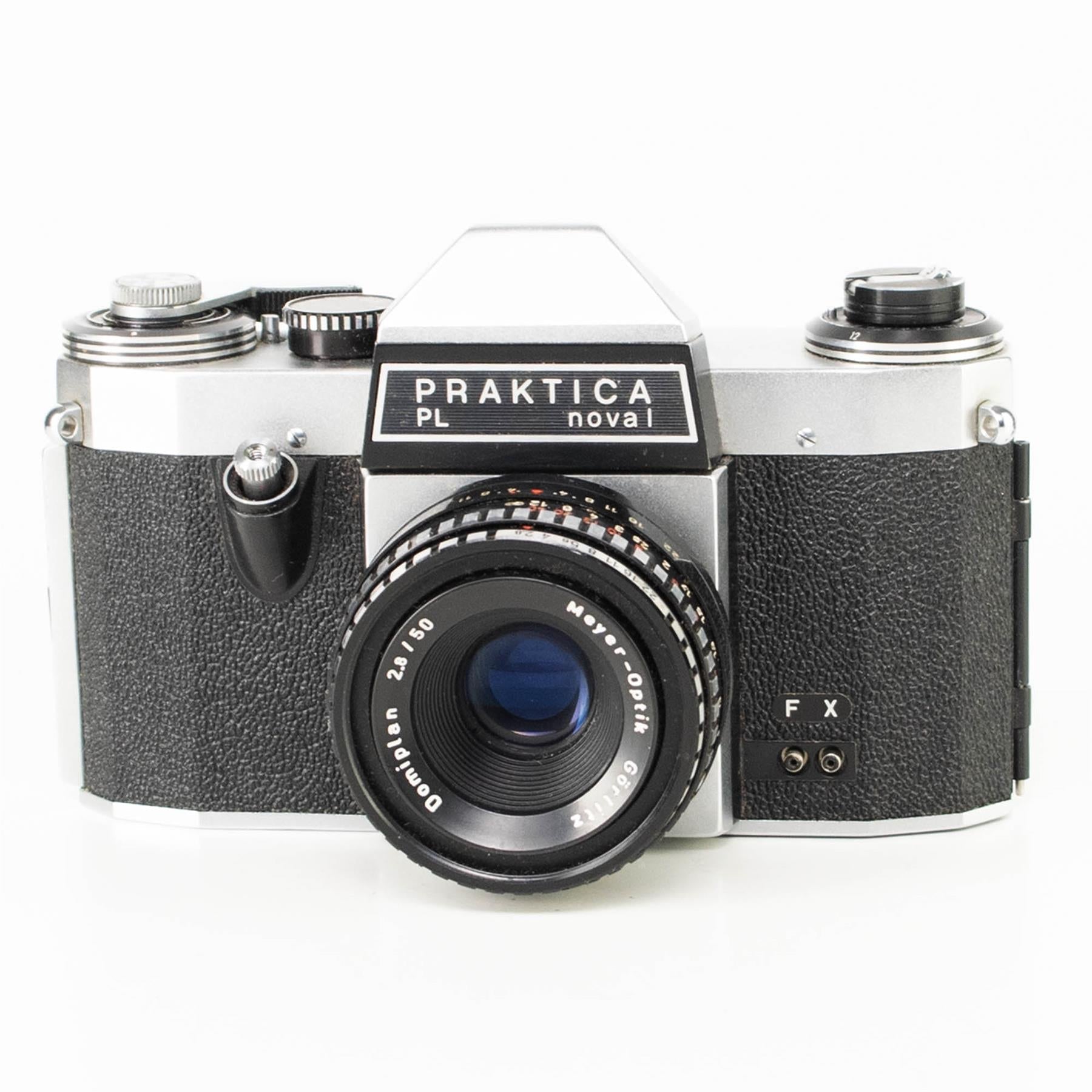 Praktica PL nova 1 Camera | Domiplan 50mm f2.8 | M42 | White | G.D.R | 1967