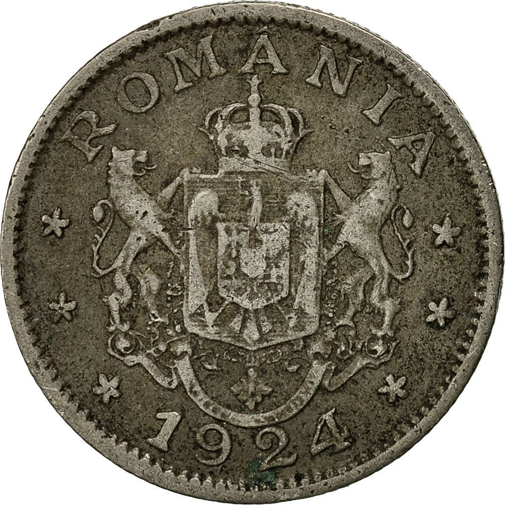 Romania Coin | 1 Leu | Ferdinand I | KM46 | 1924