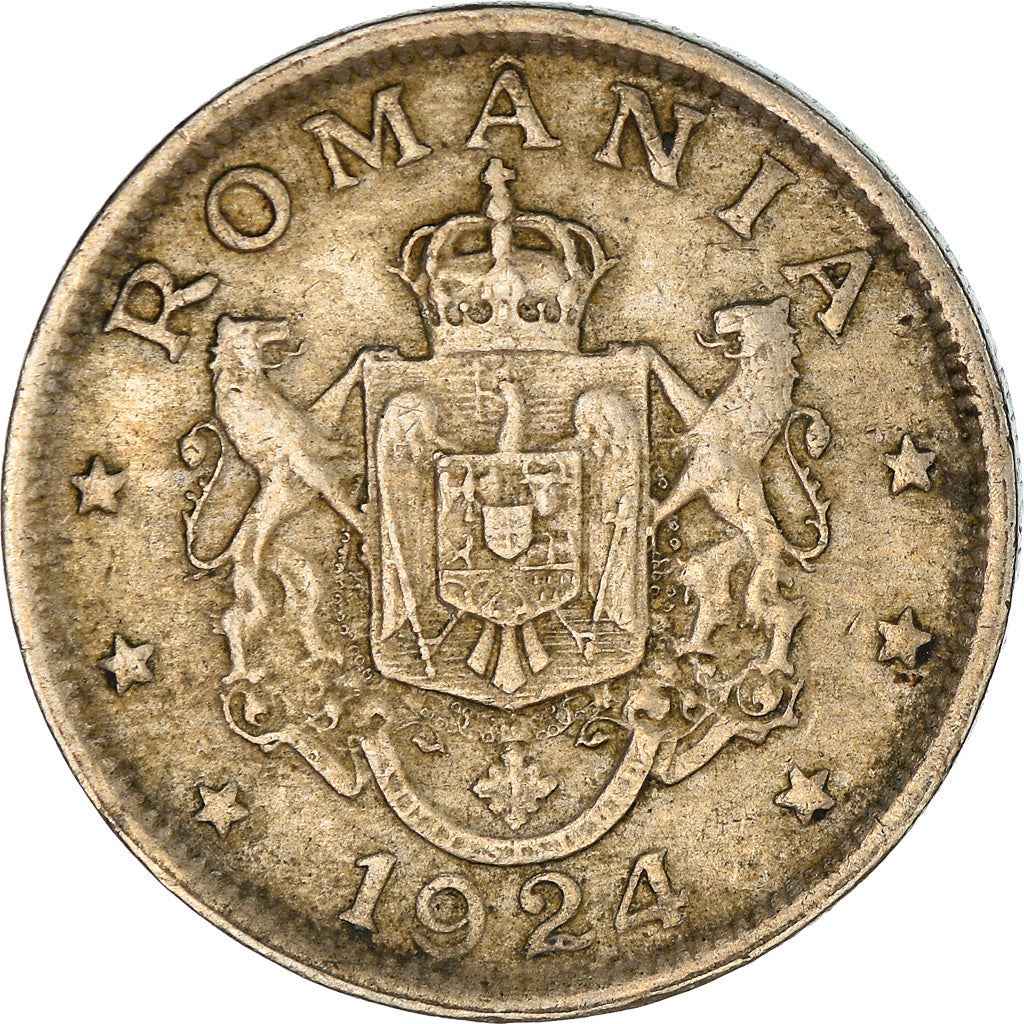 Romania Coin | 2 Lei | Ferdinand I | KM47 | 1924