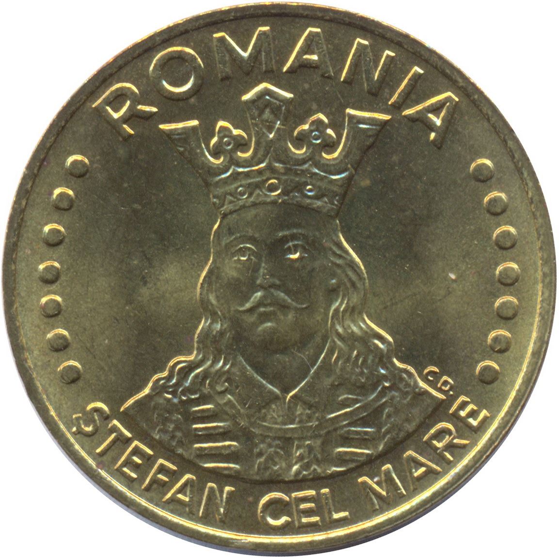 Romania Coin | 20 Lei | Stephen The Great | KM109 | 1991 - 2003