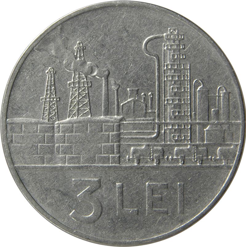 Romania Coin | 3 Lei | KM96 | 1966