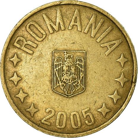 Romania Coin | 50 Bani | Eagle | Stars | KM192 | 2005 - 2017