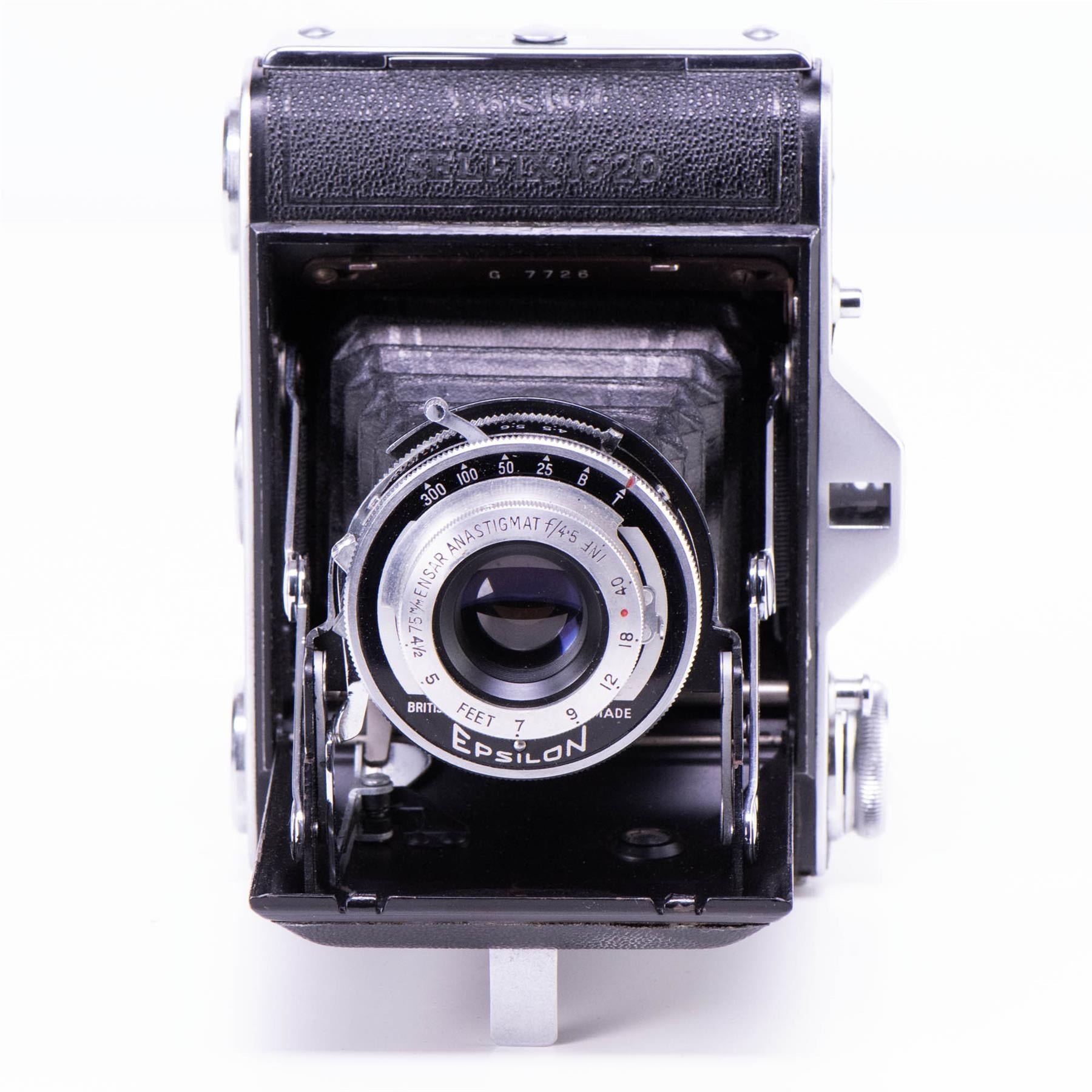 Ross Ensign Selfix 16-20 Camera | 75mm f4.5 lens | Britain | 1950