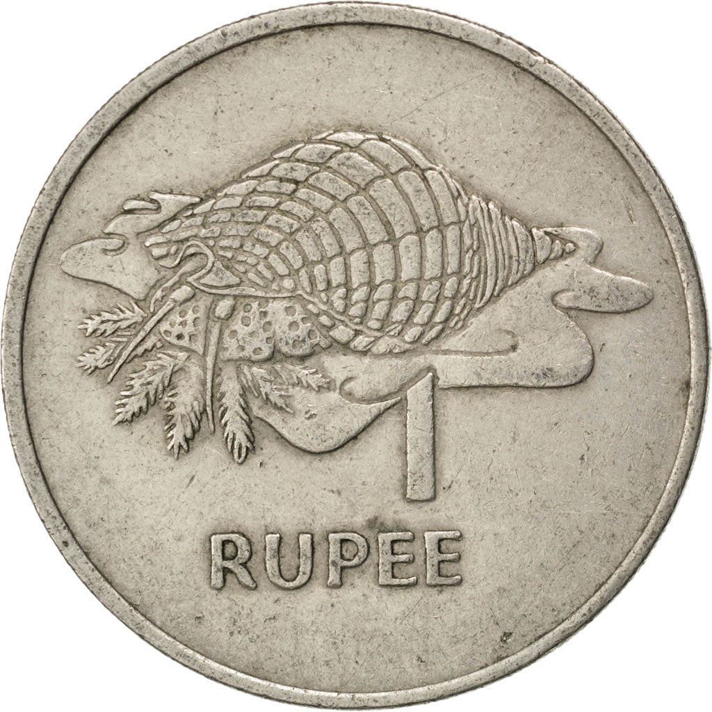 Seychelles | 1 Rupee Coin | Conch shell | Km:35 | 1977