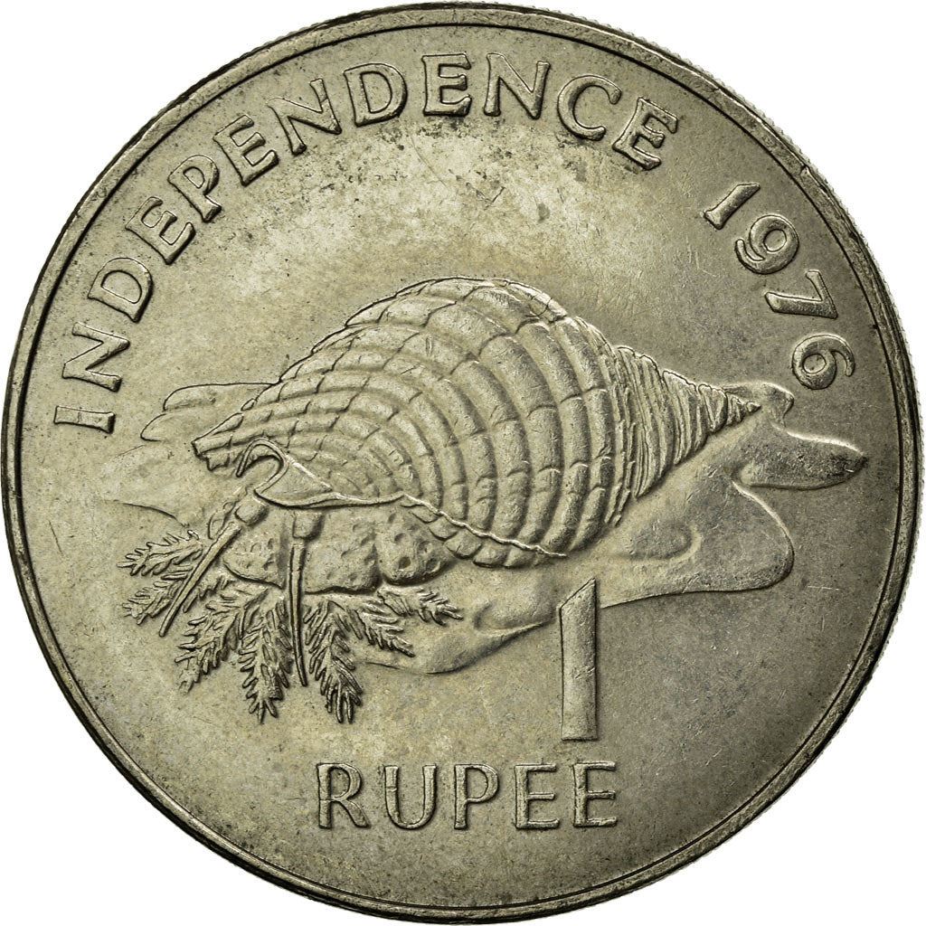 Seychelles | 1 Rupee Coin | James Mancham | Km:26 | 1976 - 1977