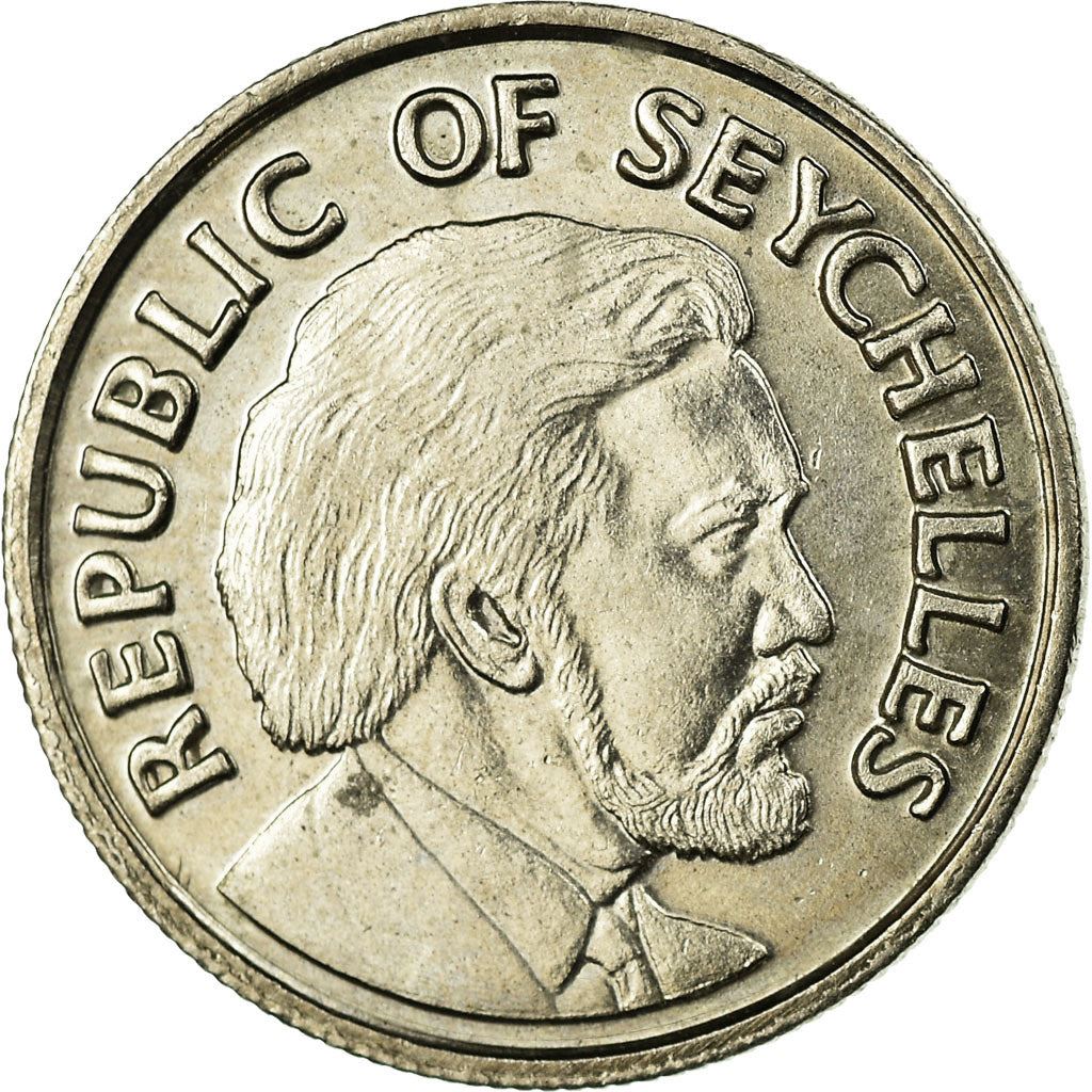 Seychelles | 25 Cents Coin | James Mancham | Km:24 | 1976