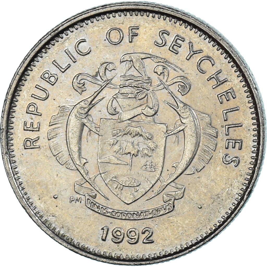 Seychelles | 25 Cents Coin | Parrot | Km:49 | 1982 - 1997