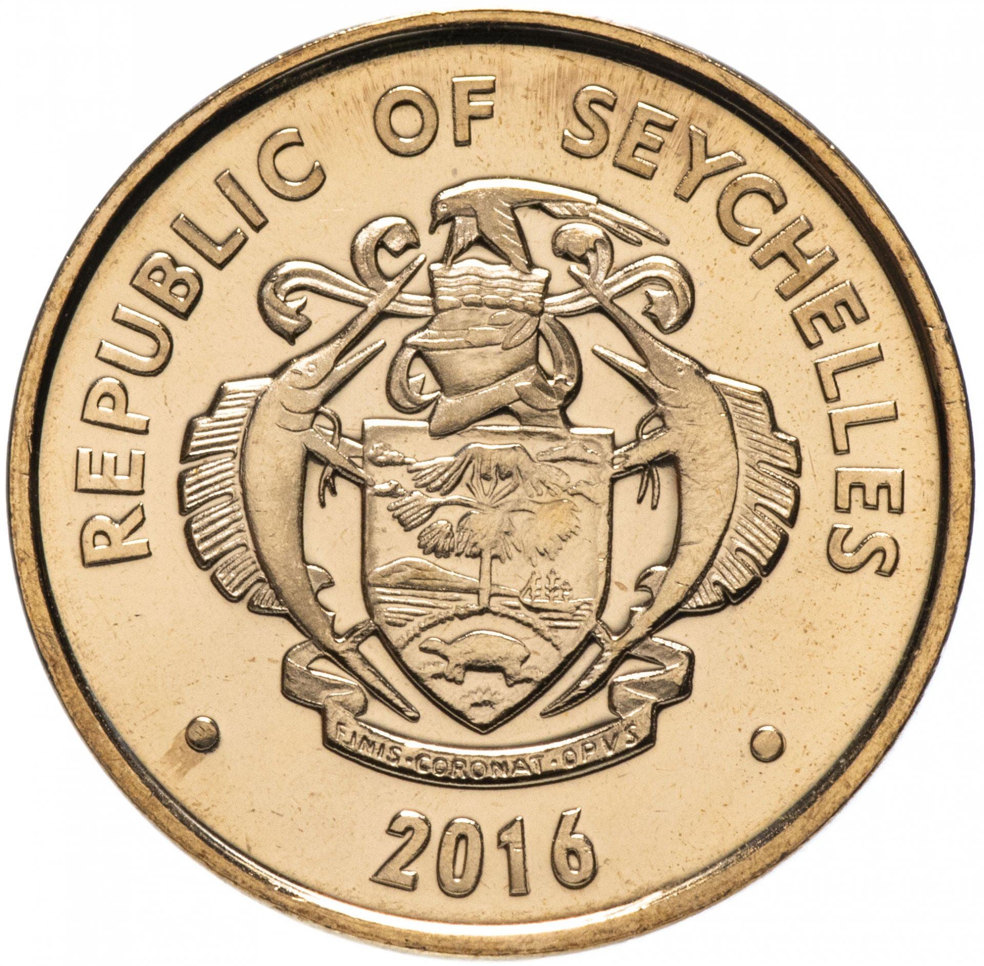 Seychelles | 5 Cents Coin | Black snails | KM:177 | 2016 - 2022