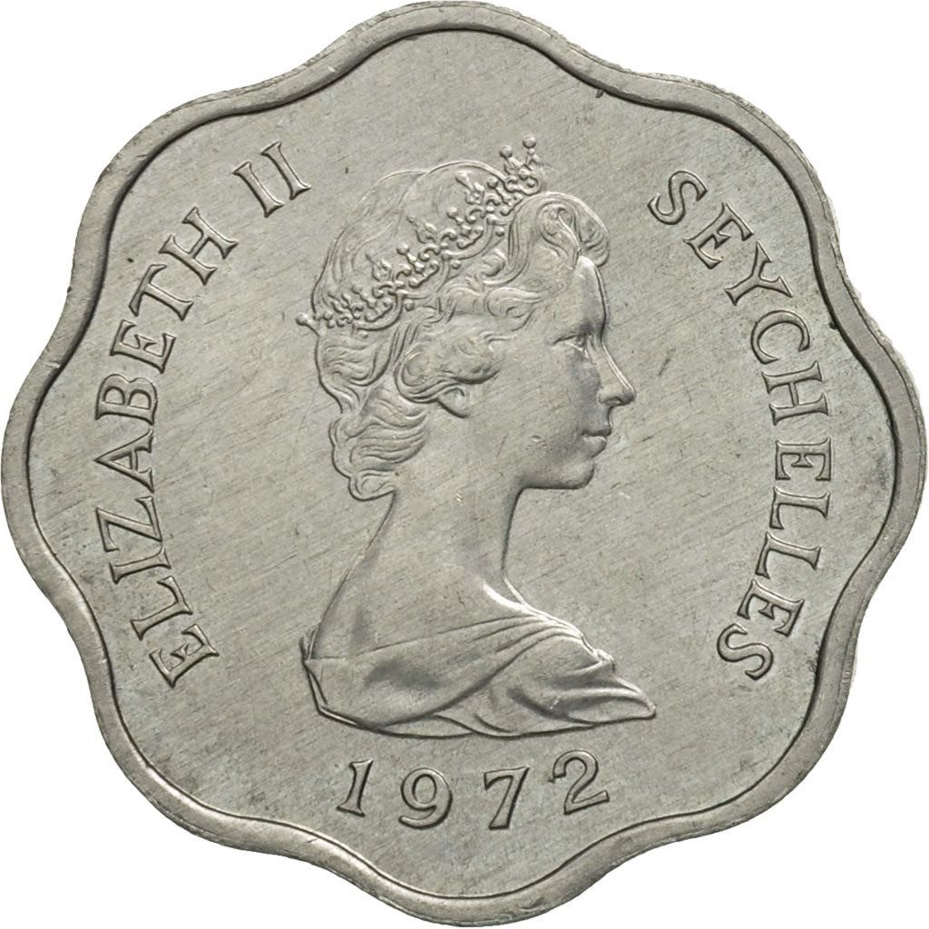 Seychelles | 5 Cents Coin | Cabbage head | Km:18 | 1972 - 1975