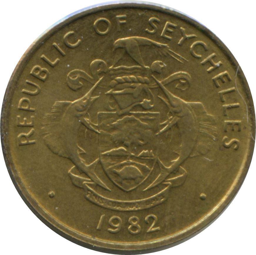 Seychelles | 5 Cents Coin | Manioc plant | Km:47.1 | 1982 - 2003