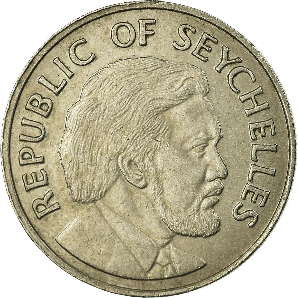 Seychelles | 50 Cents Coin | James Mancham | Km:25 | 1976 - 1977