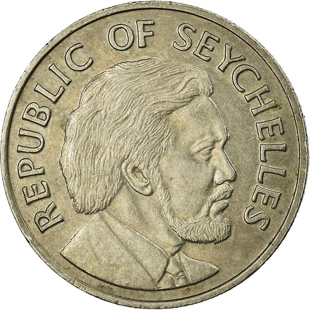 Seychelles | 50 Cents Coin | James Mancham | Km:25 | 1976 - 1977