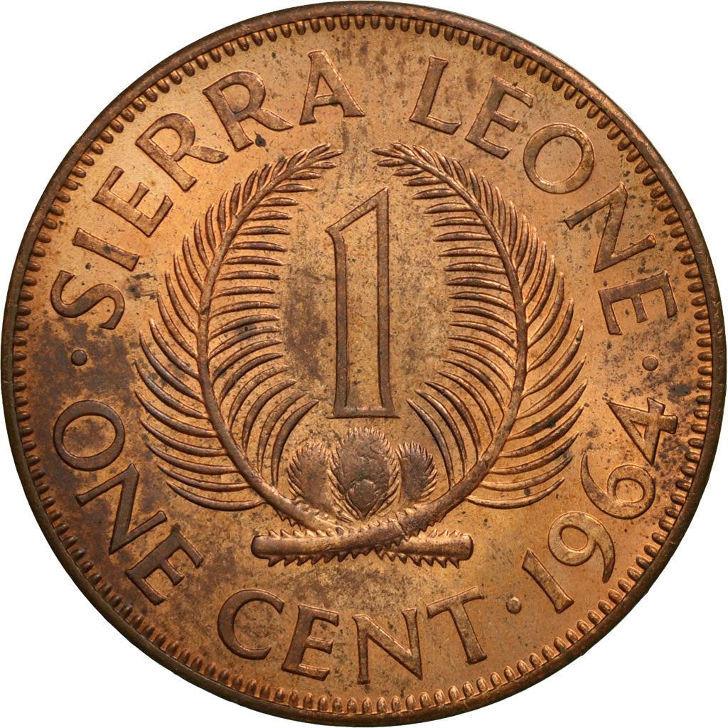 Sierra Leone 1 Cent Coin | Sir Milton Margai | KM17 | 1964