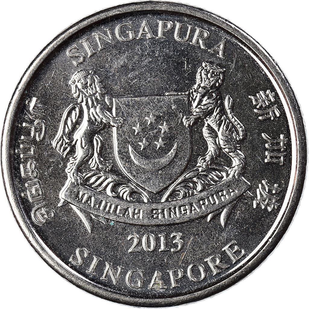 Singapore | 20 Cents Coin | KM347 | 2013 - 2019 Nickel plated steel