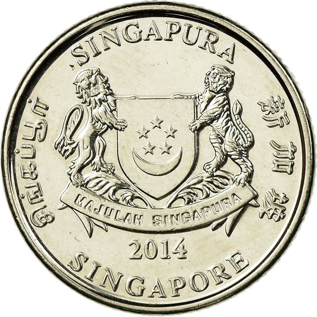 Singapore | 20 Cents Coin | KM347 | 2013 - 2019 Nickel plated steel