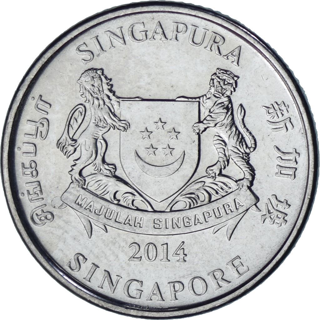 Singapore | 20 Cents Coin | KM347 | 2013 - 2019 Nickel plated steel