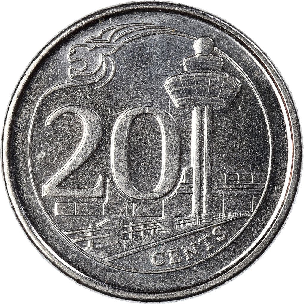 Singapore | 20 Cents Coin | KM347 | 2013 - 2019 Nickel plated steel