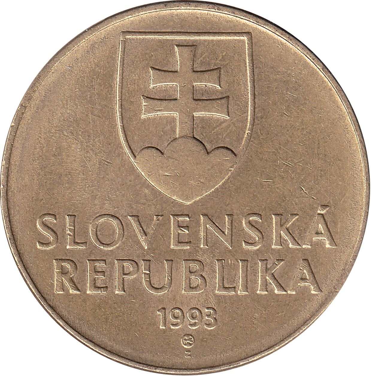 Slovakia 10 Korun Coin | Cross | KM11 | 1993 - 2008