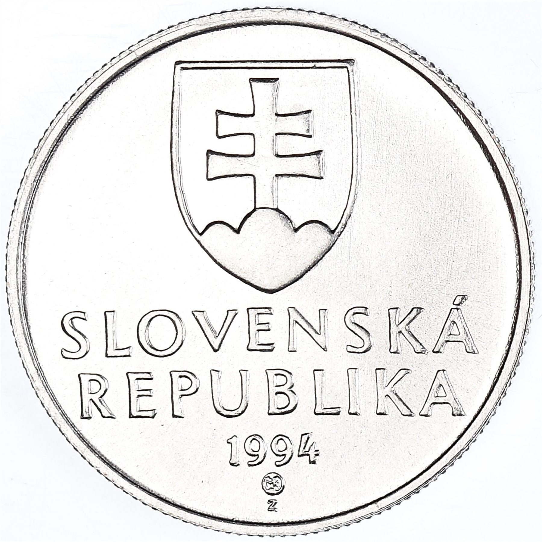 Slovakia | 20 Halierov Coin | National Mountain Krivan | KM18 | 1993 - 2003