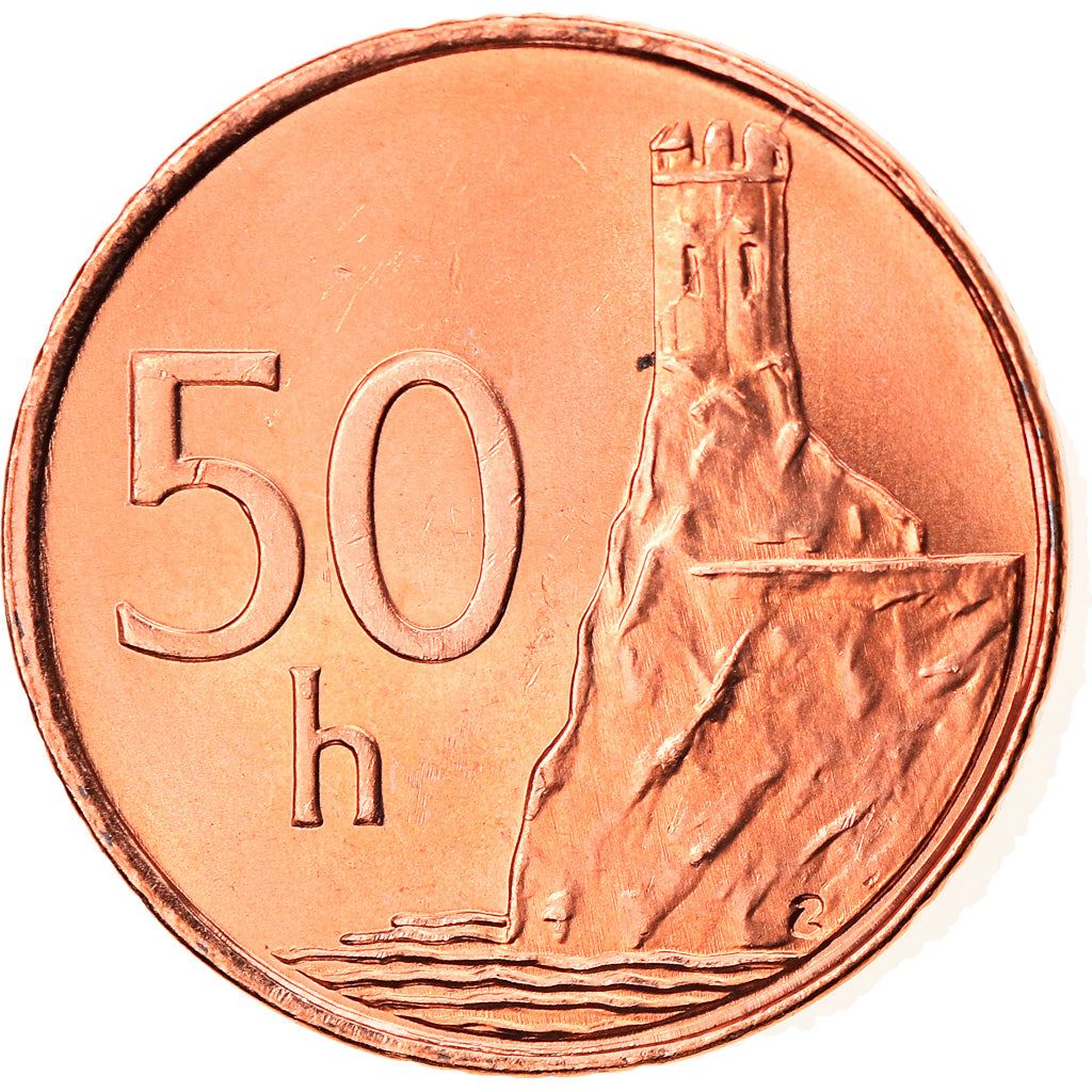 Slovakia 50 Halierov Coin | Devin Castle | KM35 | 1996 - 2008