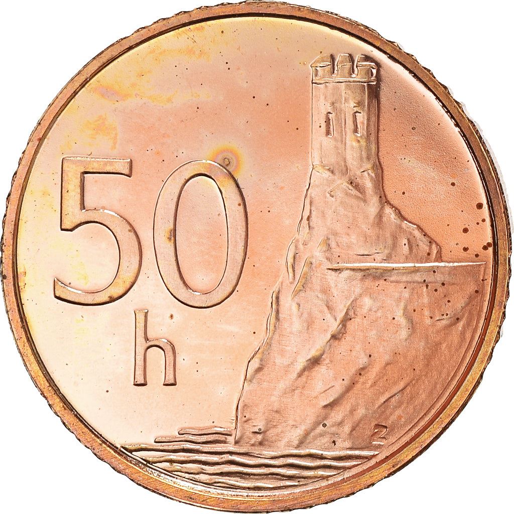 Slovakia 50 Halierov Coin | Devin Castle | KM35 | 1996 - 2008