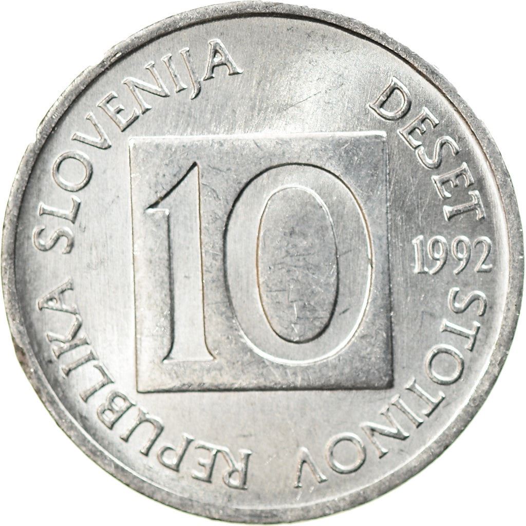 Slovenia 10 Stotinov Coin | Salamander | Olm | KM7 | 1992 - 2006