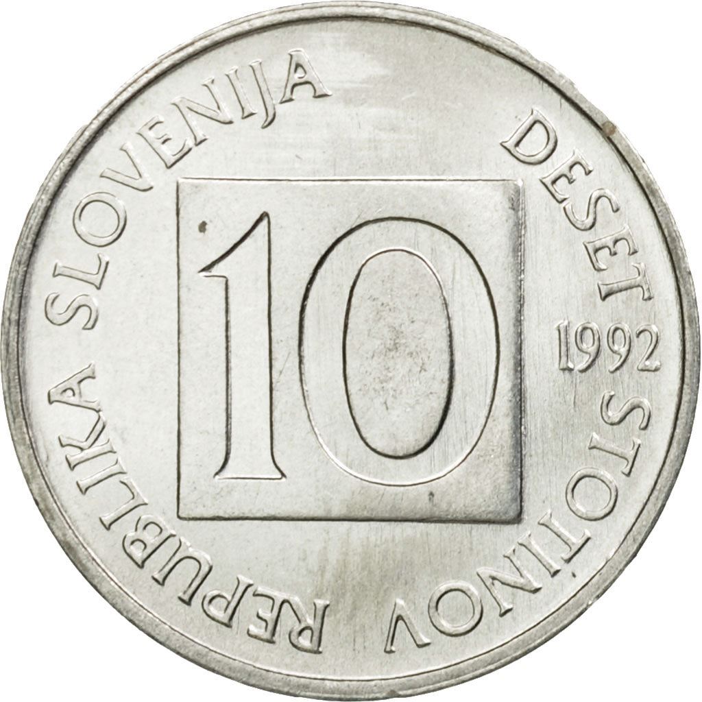 Slovenia 10 Stotinov Coin | Salamander | Olm | KM7 | 1992 - 2006