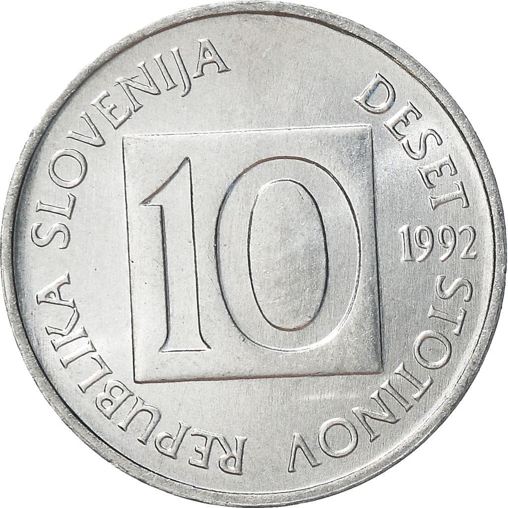 Slovenia 10 Stotinov Coin | Salamander | Olm | KM7 | 1992 - 2006